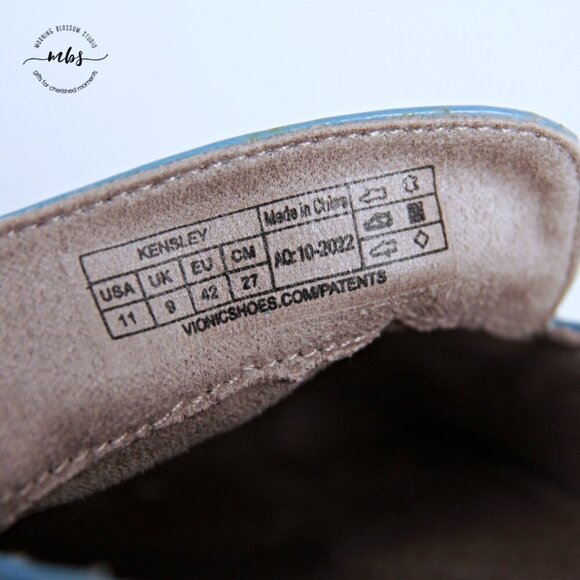 Vionic Kensley Lug Sole Slip Ons Blue Women 11 - Picture 13 of 14